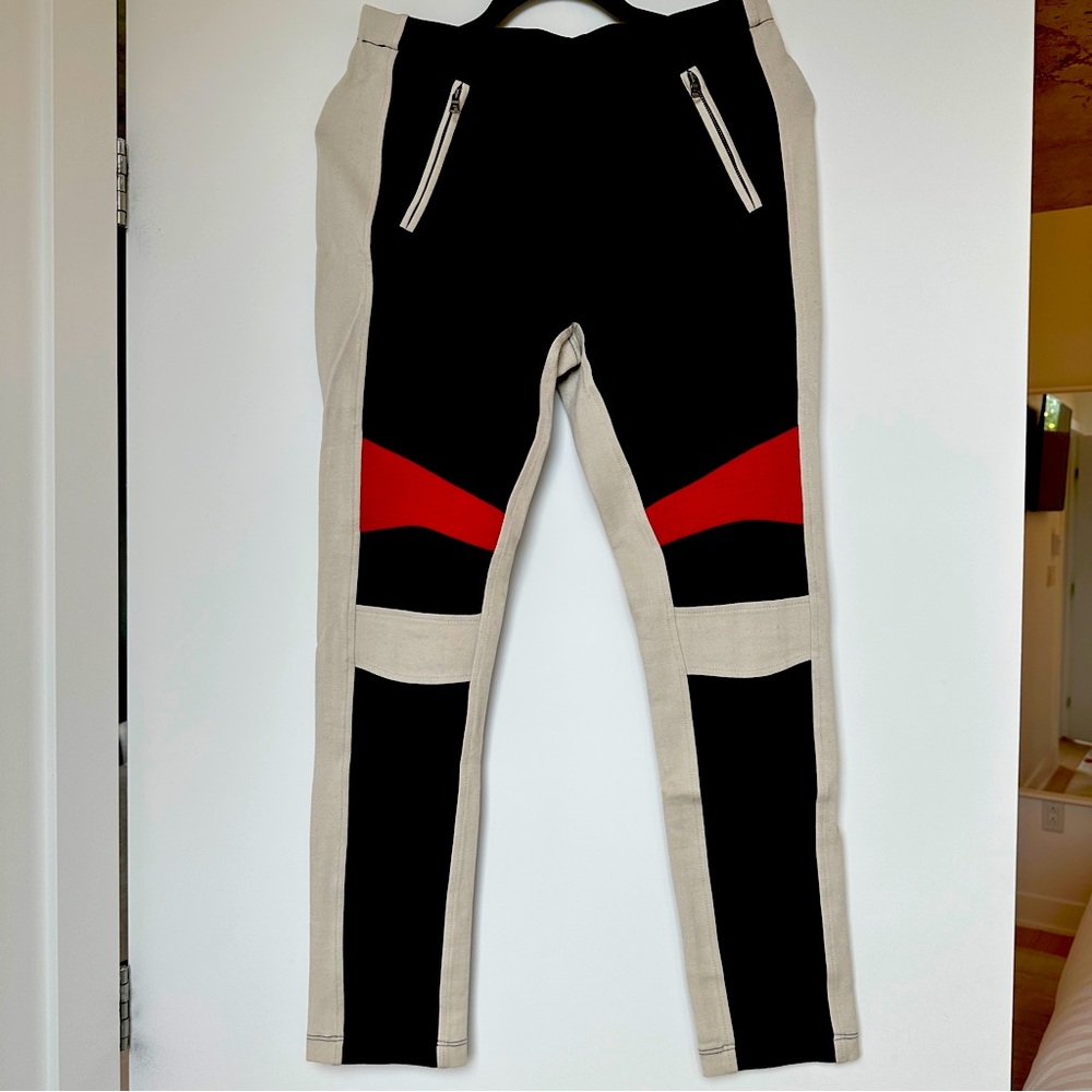 BCBG motorcycle leggings size M
